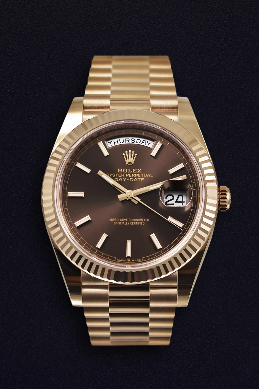 Day-Date 40mm Chocolate Dial