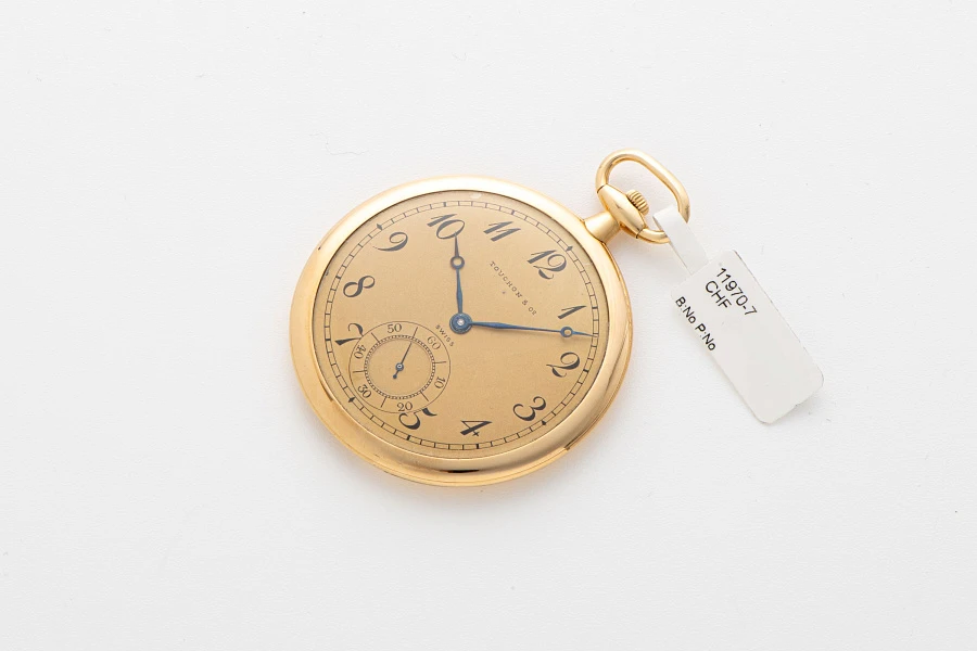 Ultra Thin Pocket Watch in 18k Yellow Gold