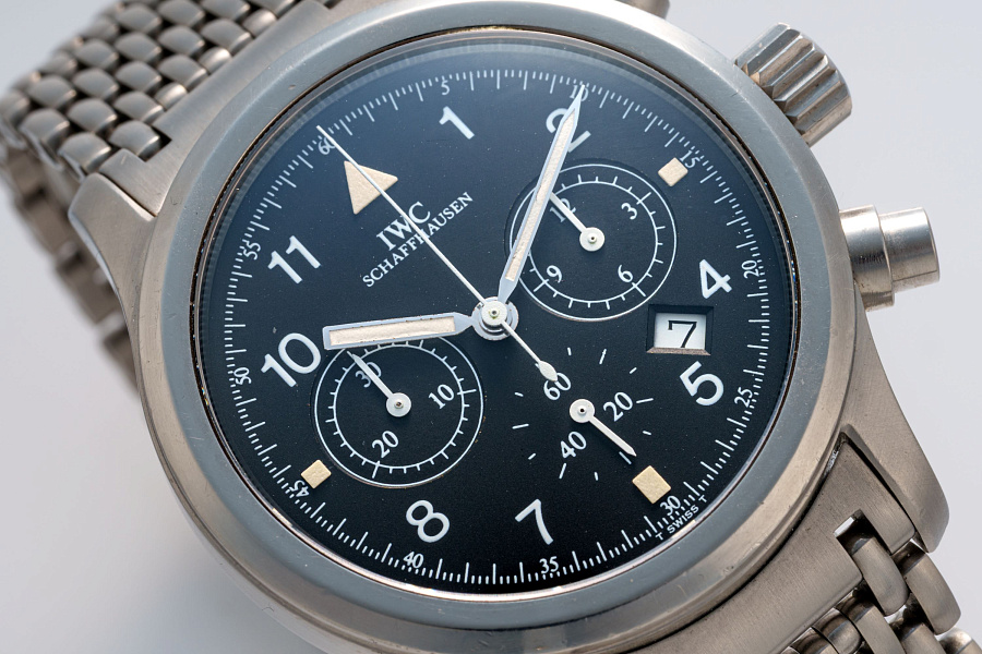Quartz Chronograph Ref. IW3741 in Stainless Steel