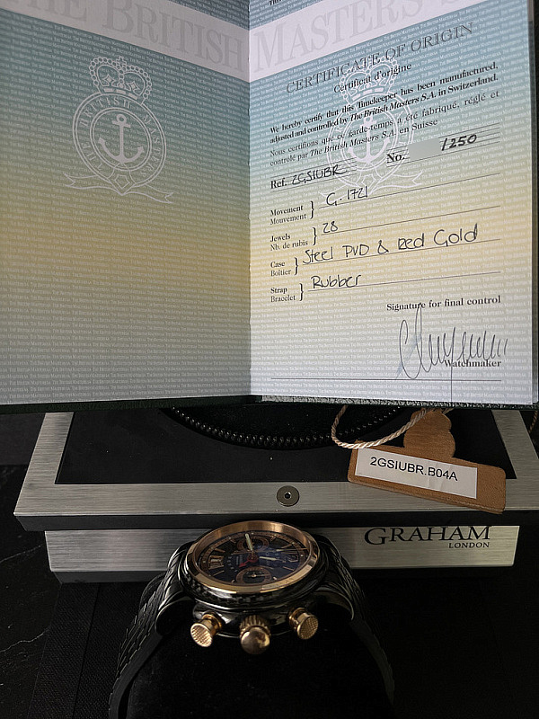 Grand Silverstone Woodcote Steel & 18K Gold