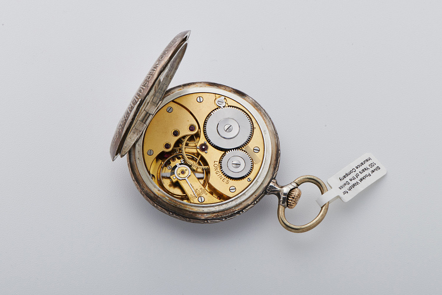 Silver Pocket Watch for 100 Years of the Swiss Insurance Company