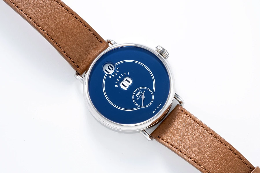 Pallweber Enamel Dial Ref. IW505003 in Stainless Steel