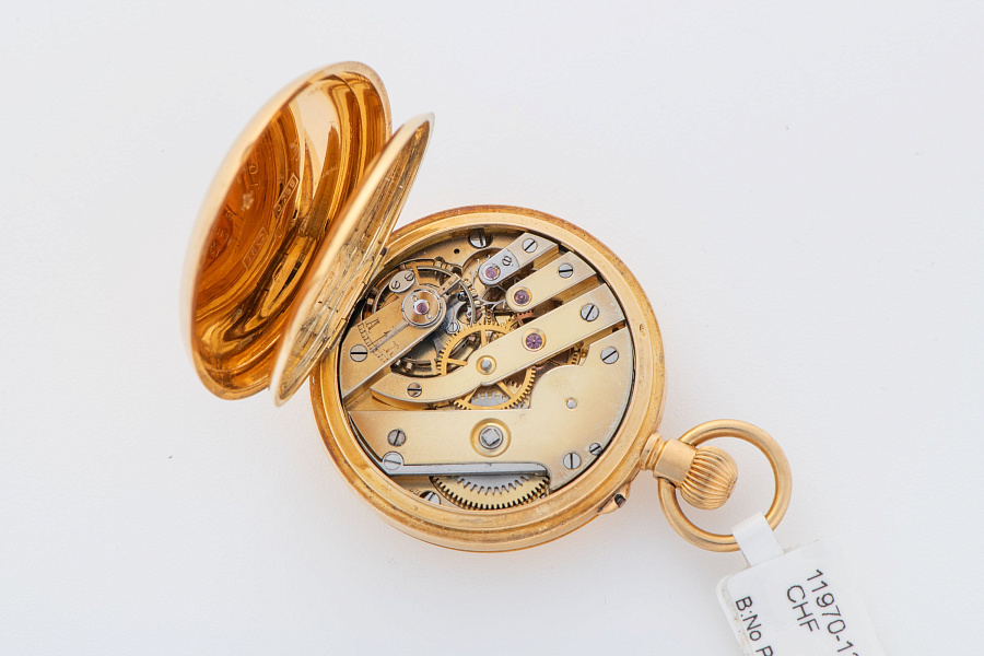1900s Pocket Watch in 18k Yellow Gold