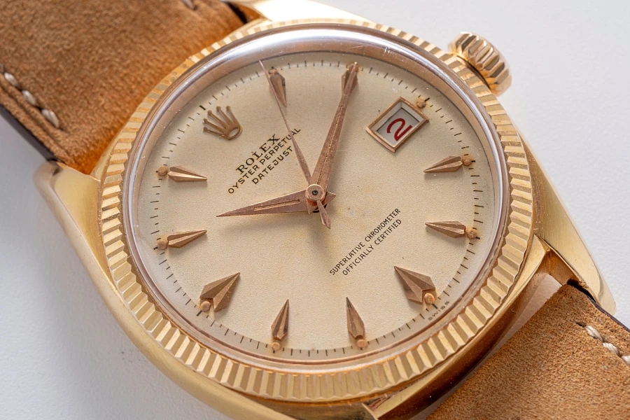 Datejust Ref. 6605 in 18k Rose Gold