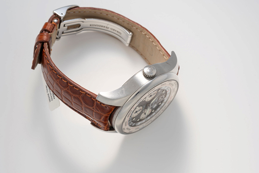 World Timer Chronograph Ref. 49805 in Stainless Steel