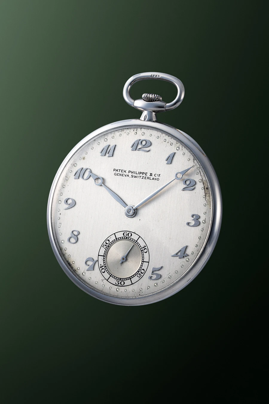 Pocket Watch with Breguet Numerals in Platinum