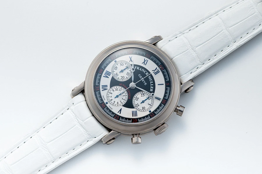 Chronograph Ref. 7002 CC DF in 18k White Gold