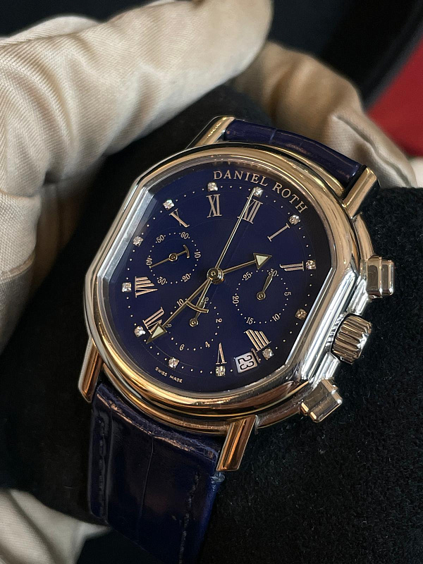 Chronograph ‘El Primero’ Blue Dial Diamond Indexes
