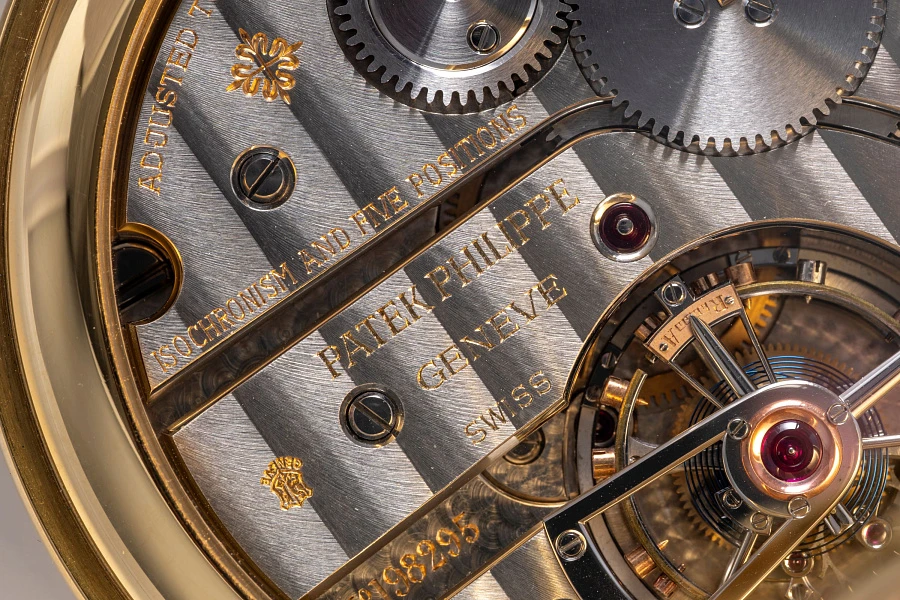 Obersvatory Chronometer Tourbillon Pocket Watch Ref. 966J in 18k Yellow Gold