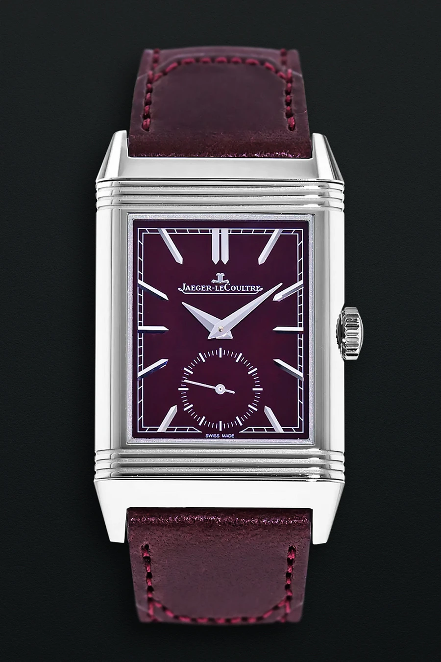 Reverso Tribute Small Seconds “Lie de Vin”