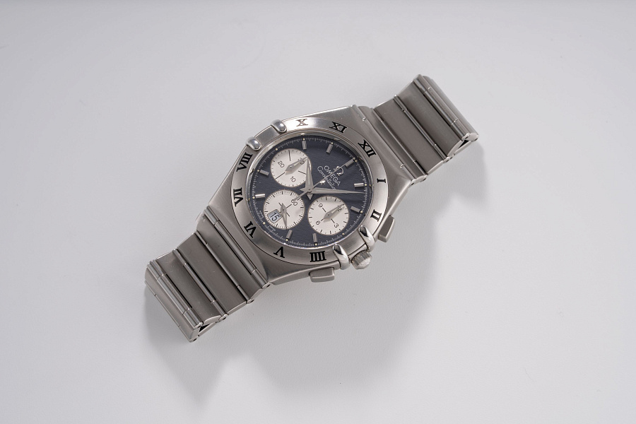 Constellation MechaQuartz Chronograph Ref. 386.1201 in Stainless Steel