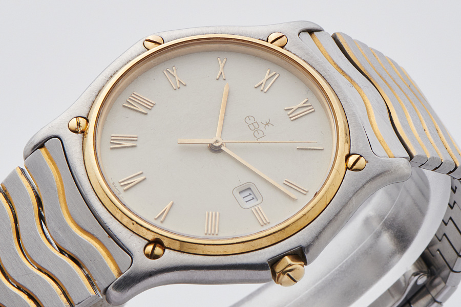 Classic Wave Ref.183903 in Stainless Steel and 18k Yellow Gold