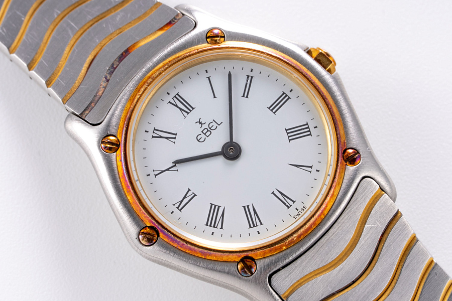 Ladies Classic Wave Ref. 20859 in Stainless Steel and 18k Yellow Gold