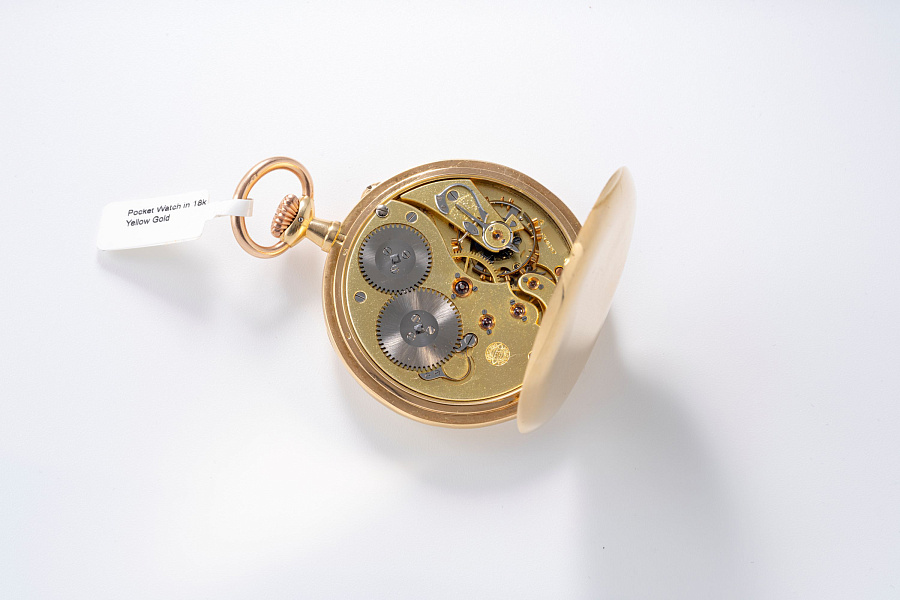 Pocket Watch in 18k Yellow Gold