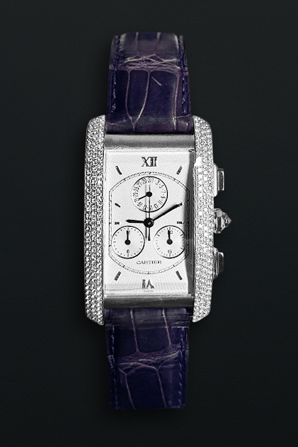 Tank Américaine Chronoreflex White Gold