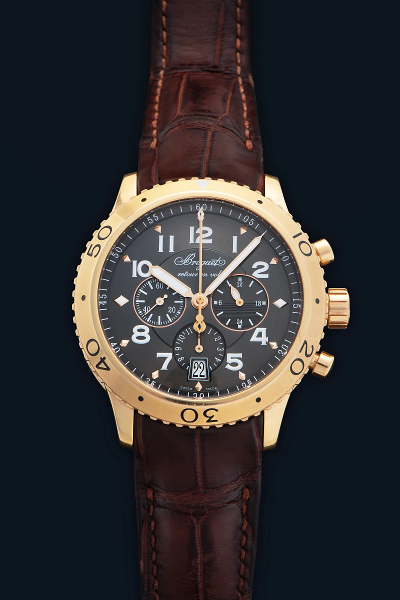 Type XXI Retour en Vol Ref. 3810 in 18K Rose Gold