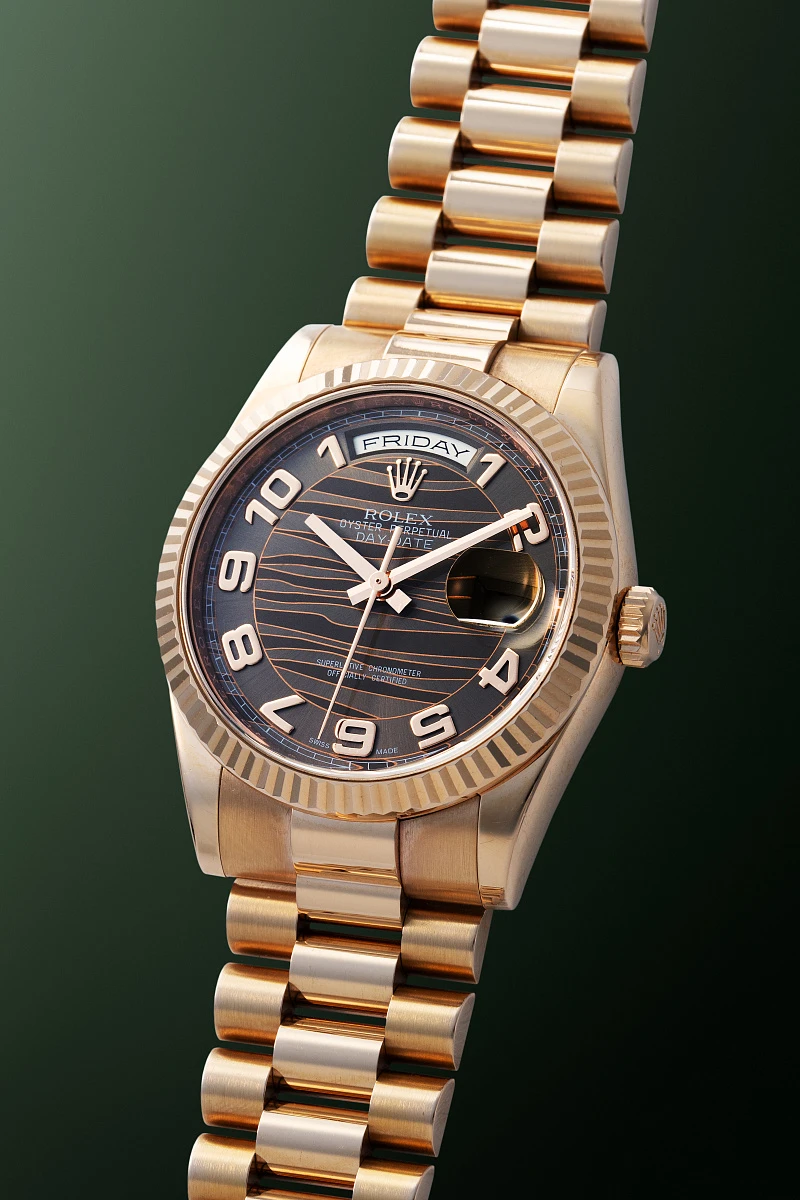 Day-Date Ref. 118235 in 18k Rose Gold