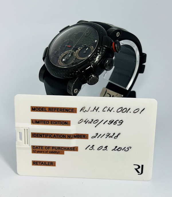 Mood Dust DNA Chronograph Carbon Fiber and PVD‑Coated Steel Limited Edition 1969