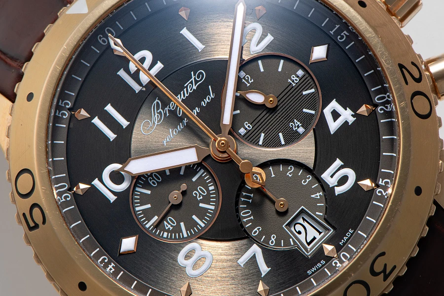 Type XXI Retour en Vol Ref. 3810 in 18K Rose Gold