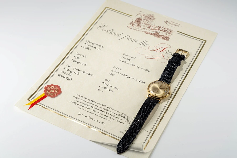 Calatrava Ref. 3445 in 18k Yellow Gold