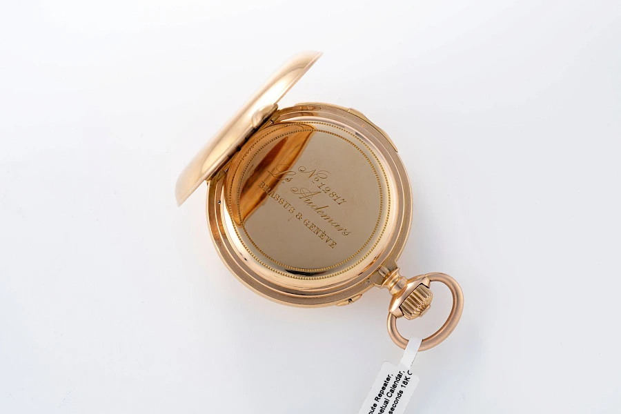 Minute Repeater Perpetual Calendar with Dead-Beat Seconds in 18k Rose Gold