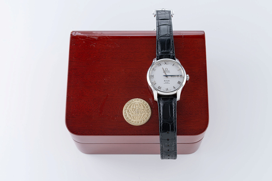 DeVille Co-Axial Chronometer Annual Calendar Ref. 431.13.41.22.02.001 in Stainless Steel