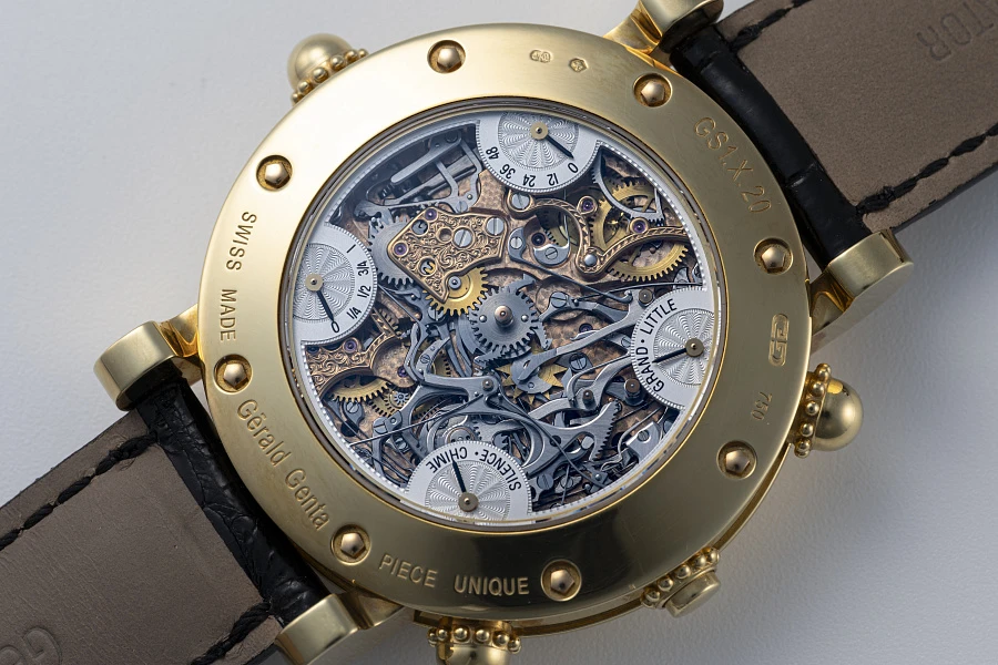 Piece Unique Tourbillon with Grande and Petite Sonnerie Ref. GS1.X.20 in 18k Yellow Gold