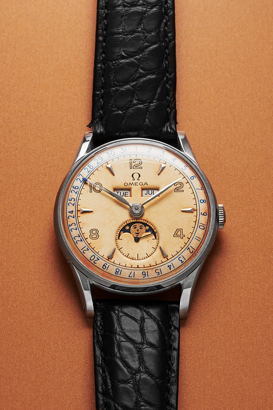 Trippel Calendar Hand-wound