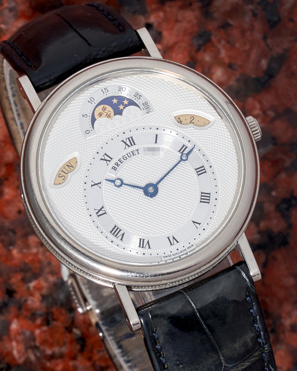Classique 3337 Day Date Moonphase White Gold Automatic