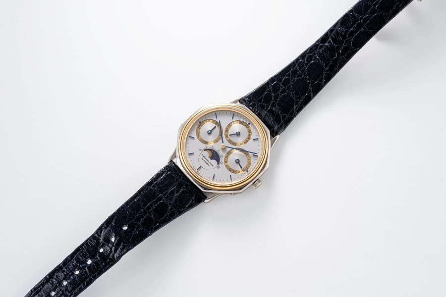 Quantième Perpetual Calendar Ref. 5557CA in 18k White and Yellow Gold