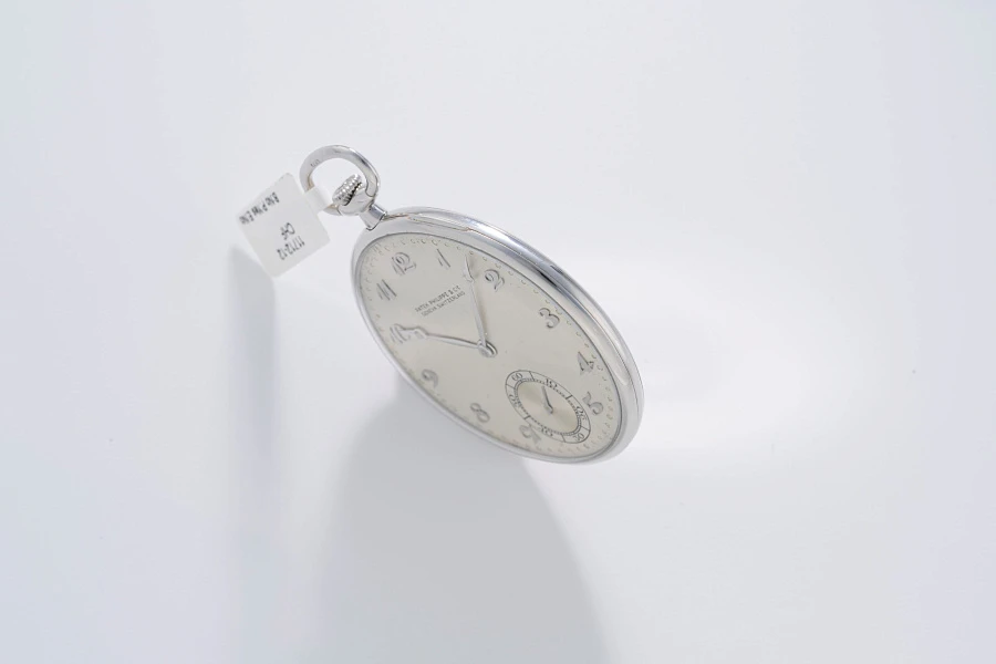 Pocket Watch with Breguet Numerals in Platinum