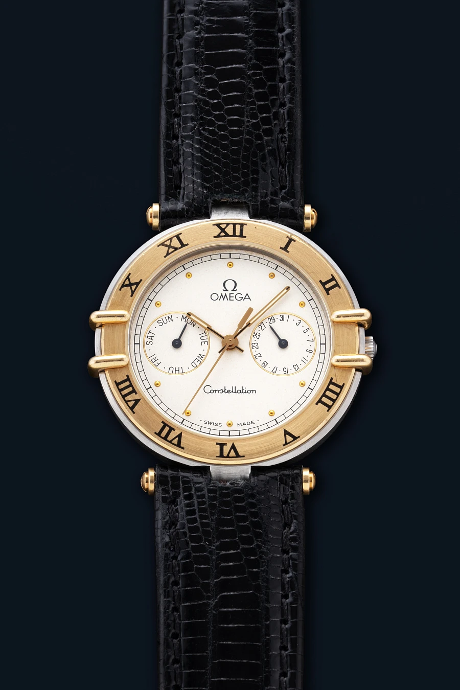 Constellation Day-Date Quartz Ref. 1980155 in Stainless Steel and 18k Yellow Gold