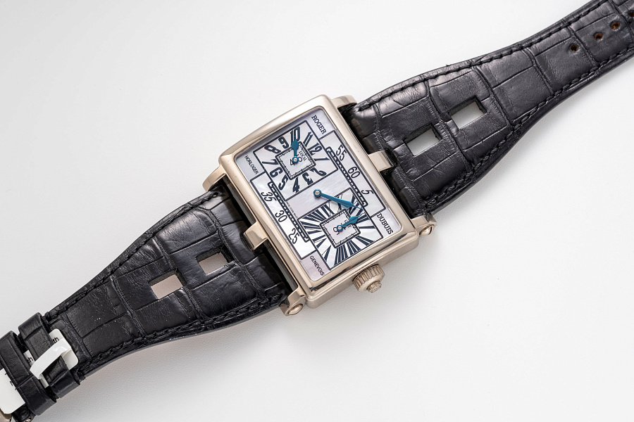 Too Much GMT with Mother of Pearl Dial in 18k White Gold