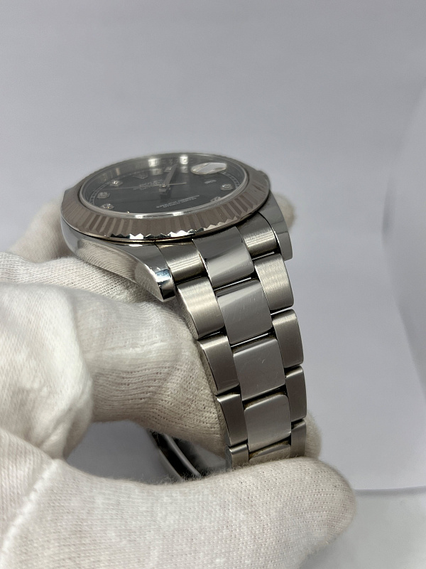 Datejust II 116334 White Rolesor ‘Monochrome’