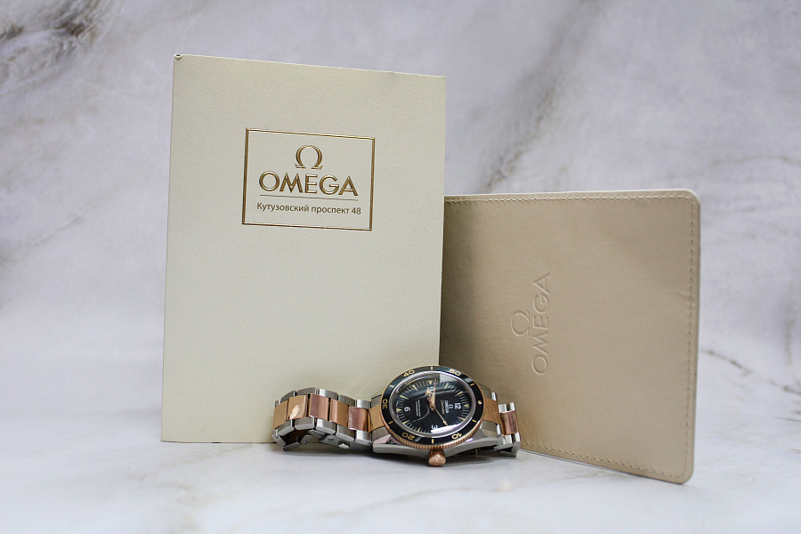 Seamaster 300 Master Co-axial Chronometer Steel & Sedna Gold