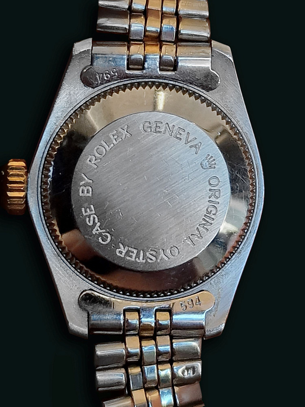 Princess Date Steel & Gold Rolex Case Never Polished