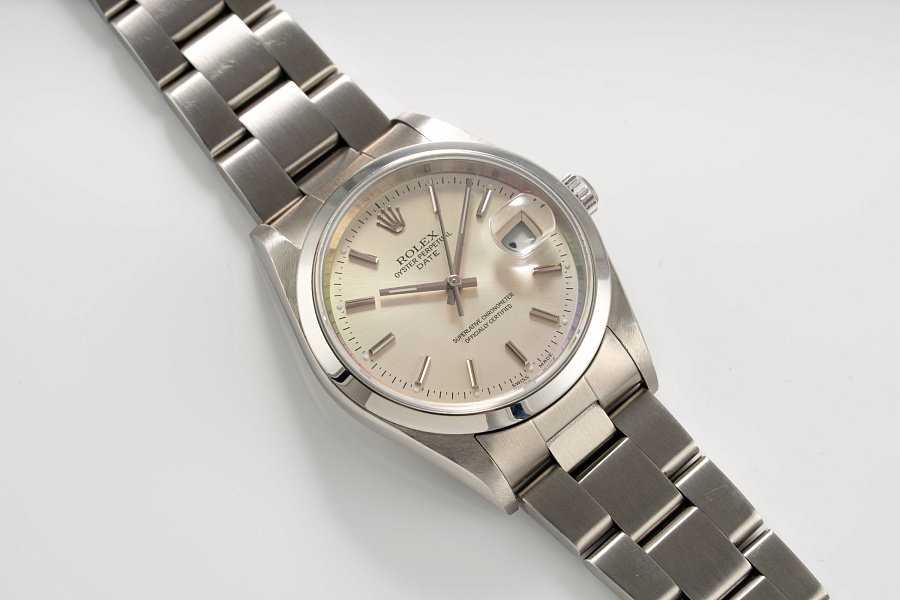 Oyster Perpetual Date Ref. 15200 in Stainless Steel