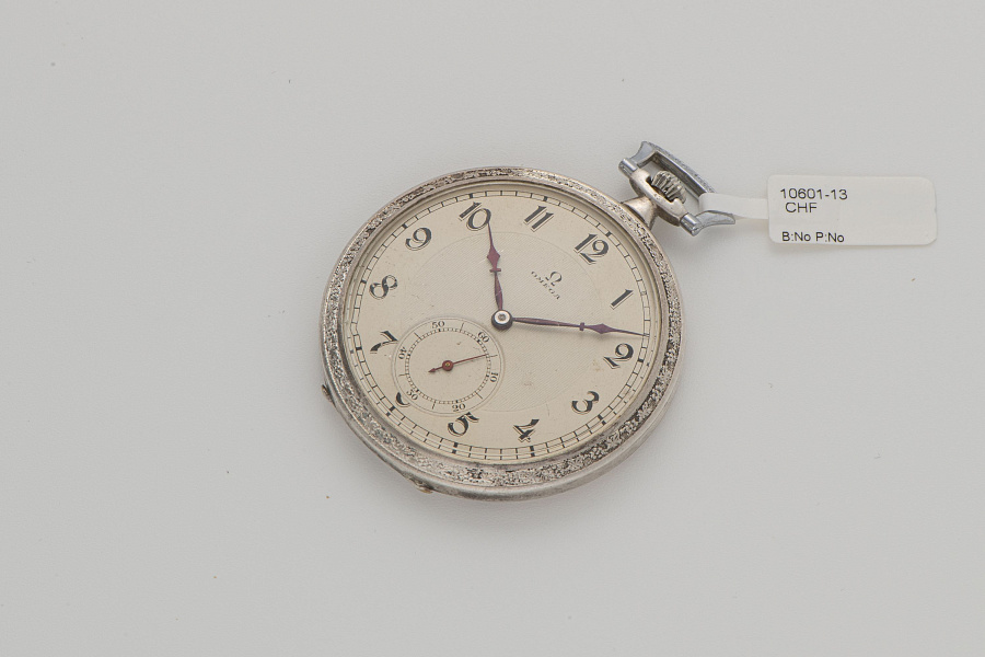 Art-Deco Pocket Watch in Silver