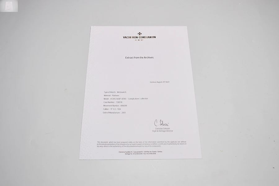 Vacheron Constantin Patrimony