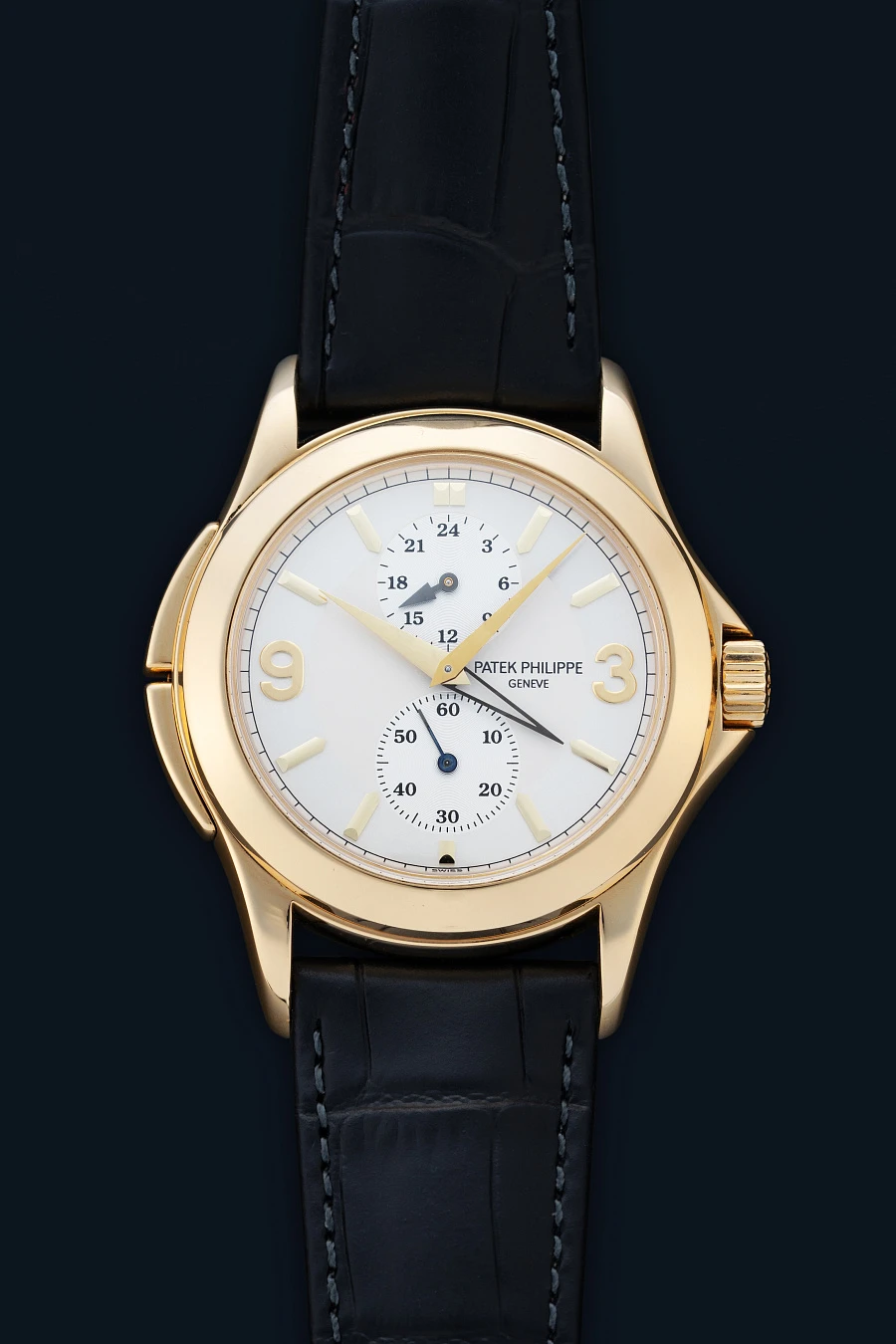 Calatrava Travel Time Ref. 5134 in 18k Yellow Gold