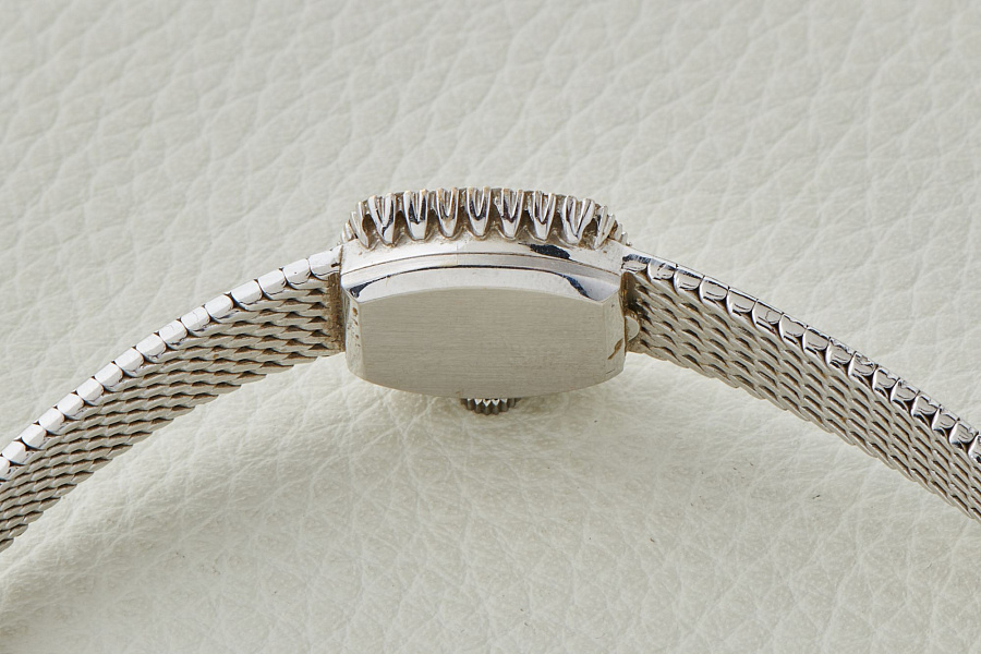 De Ville Ladies Dress Watch in 18k White Gold