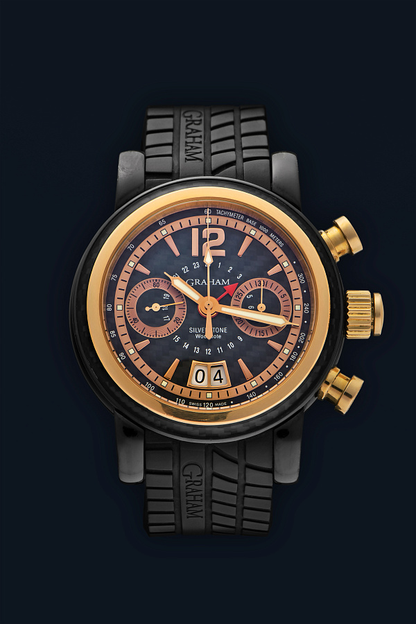 Grand Silverstone Woodcote Steel & 18K Gold
