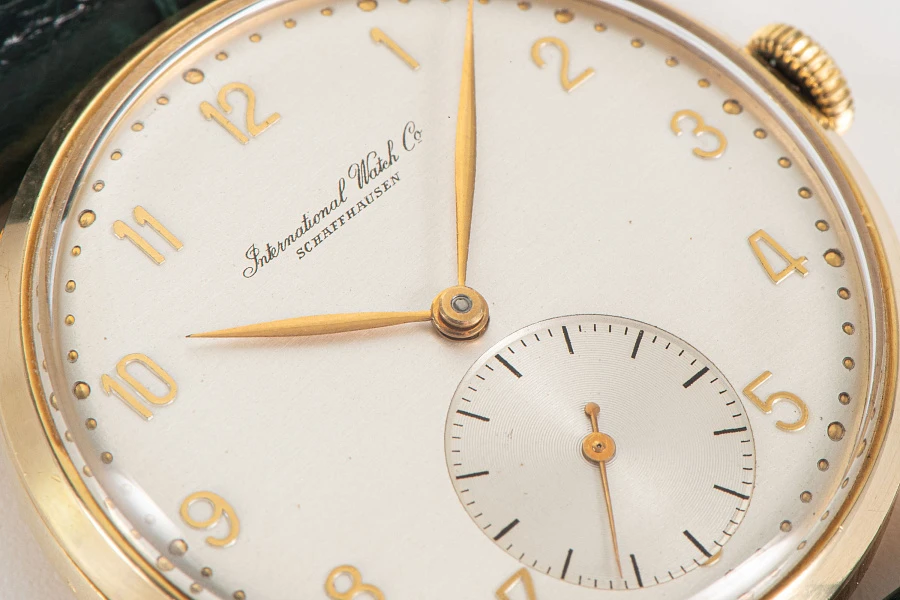 Portugieser-Style Dress Watch in 18k Yellow Gold