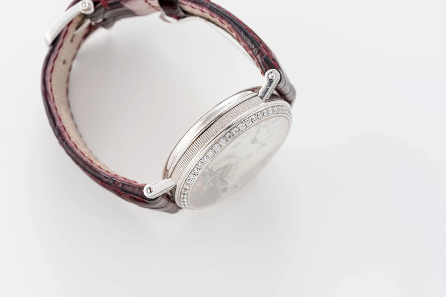 Tourbillon Mother of Pearl Dial Ref. 3358 in 18k White Gold with Diamonds