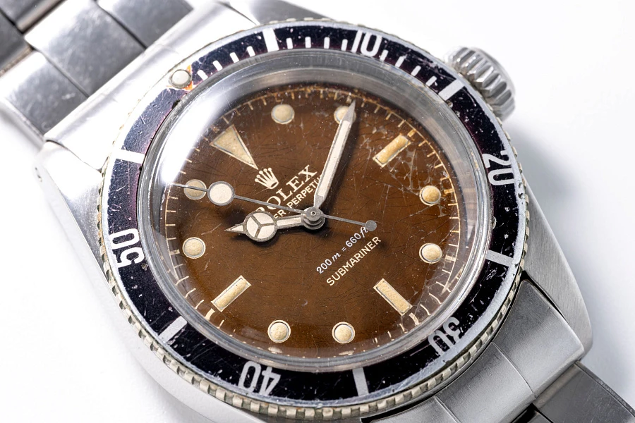 Vintage Submariner Ref. 6538 in Stainless Steel