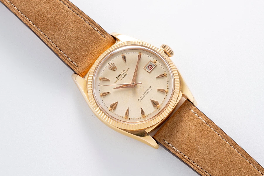 Datejust Ref. 6605 in 18k Rose Gold