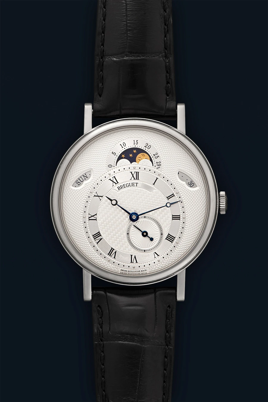 Classique Calendar Ref. 7337BB in 18k White Gold