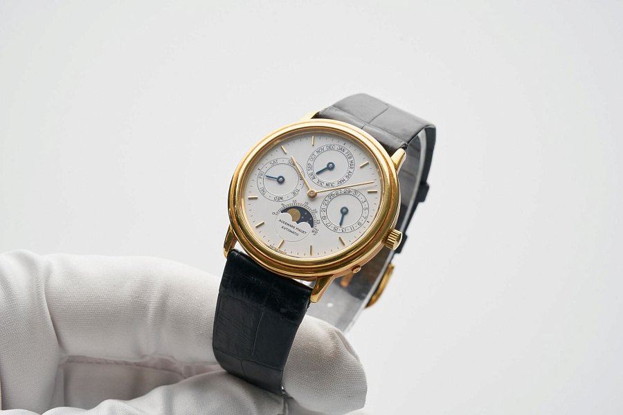 Quantime Perpetual Calendar Ref. 25657BA in 18k Yelow Gold