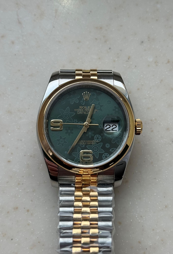 Datejust 36 Green Floral Dial