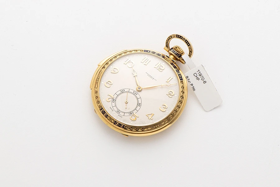 Ultra Thin Minute Repeater Pocket Watch in 18k Yellow Gold